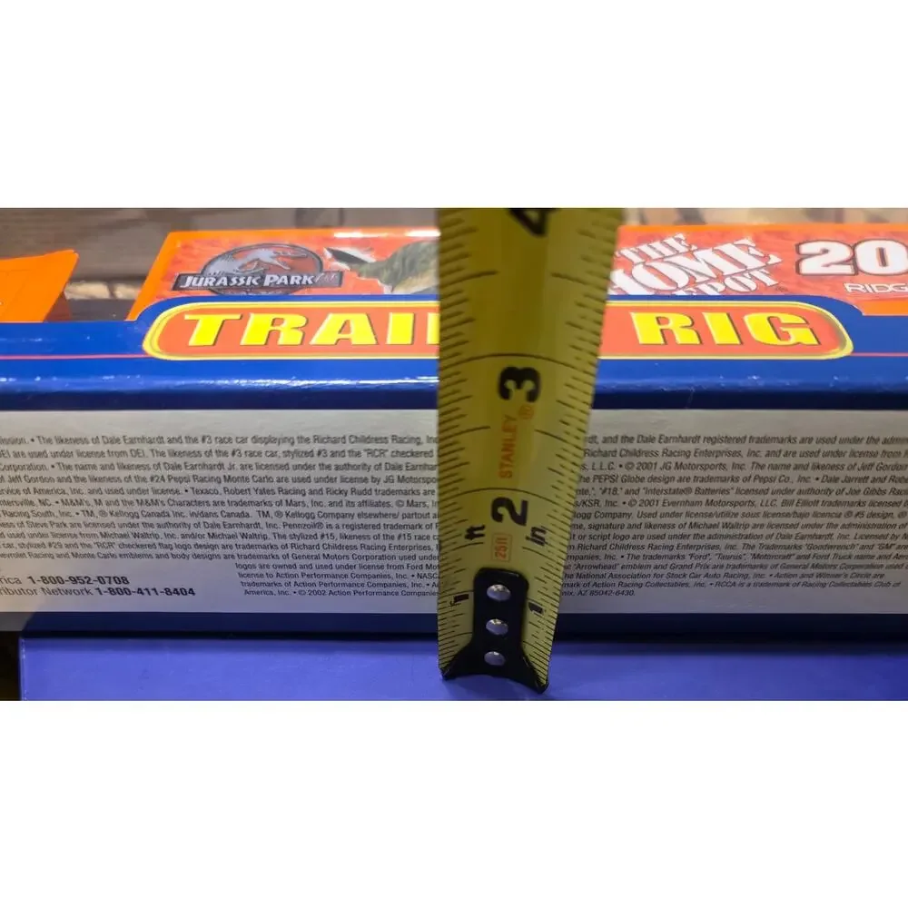 Tony Stewart #20 Home Depot Jurassic Park Trailer Rig 1:64 Sealed Hauler Nascar